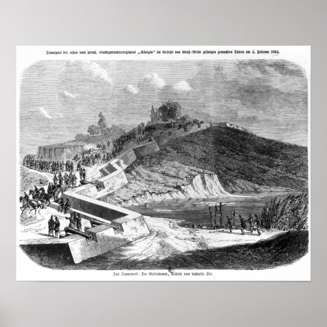 War of Duchies, Danish fortifications Poster (Vorne)