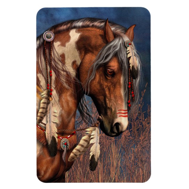 War Pony Premium Flexi Magnet (Vertikal)