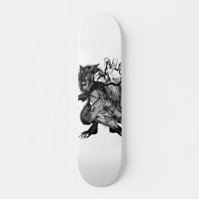 War Wolf Skate Deck Skateboard (Vorne)