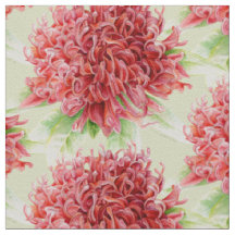 Waratah Aquarell-Kunstgewebe