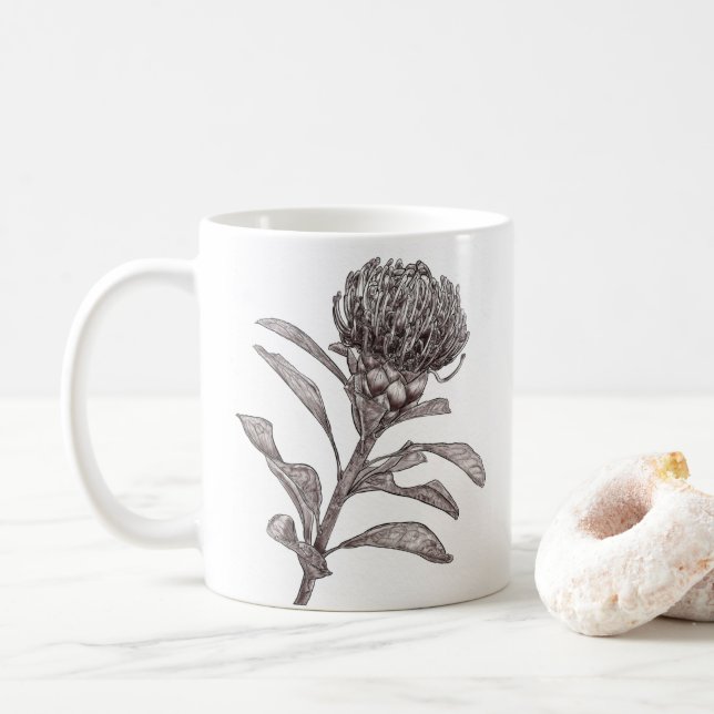 Waratah-Tasse Kaffeetasse (Mit Donut)