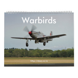 Warbirds — Calendrier ZK-ARJ (grand, 2 pages)