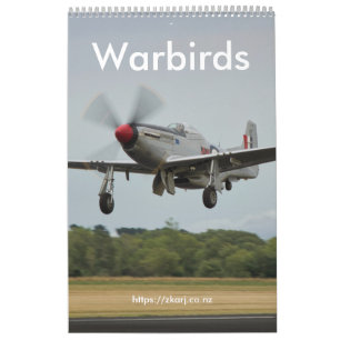 Warbirds — ZK-ARJ (mittel, 1-Seiten-Monat) Kalen Kalender