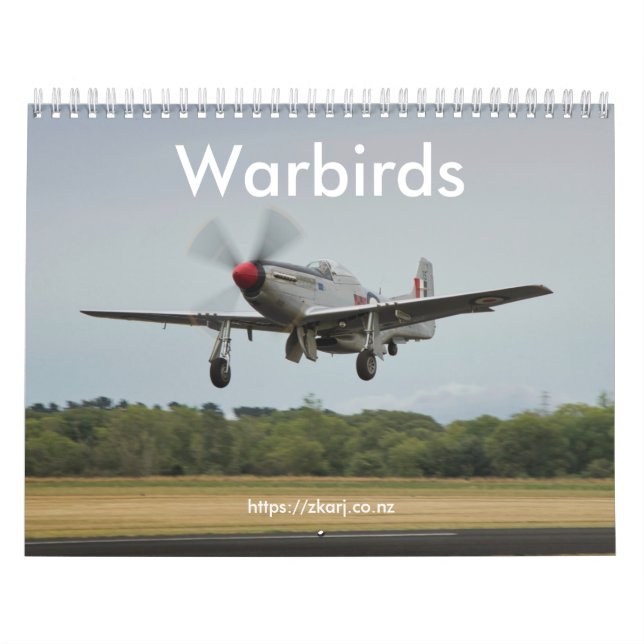 Warbirds — ZK-ARJ (mittlerer, zweiseitiger Monat)  Kalender (Titelbild)