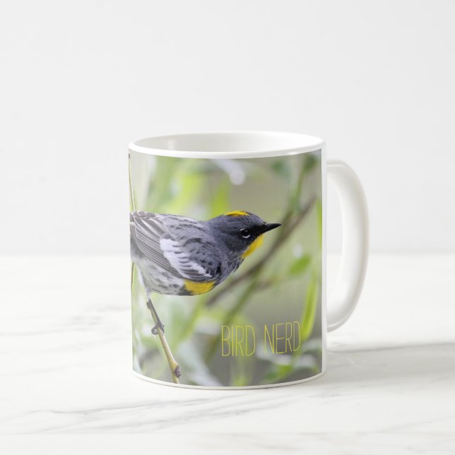 Warbler Bird Nerd Tasse (VorderseiteRechts)