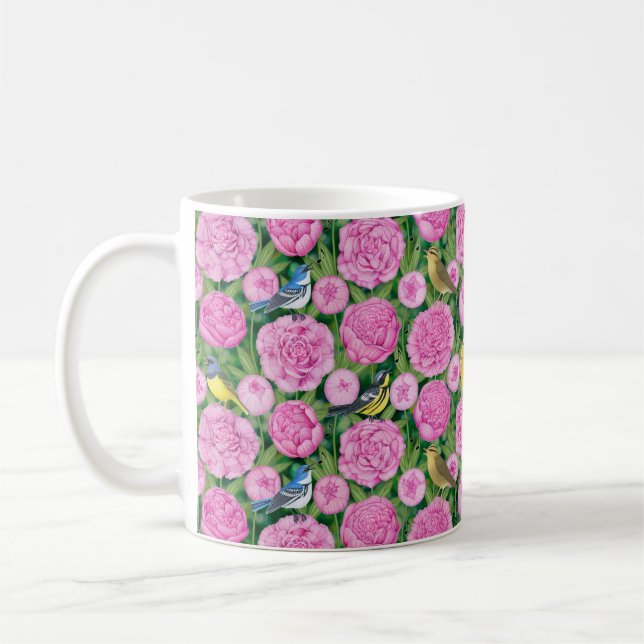 Warbler und Pfennigfuchser Kaffeetasse (Links)