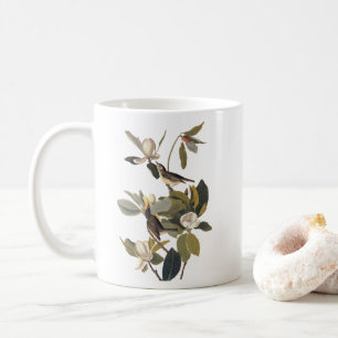 Warbling Flycatcher Kingbirds Vintag Audubon Kaffeetasse