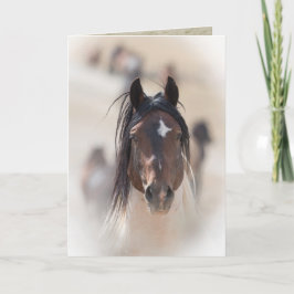 Warbonnet's Stolz Wild Horse Grußkarte Karte