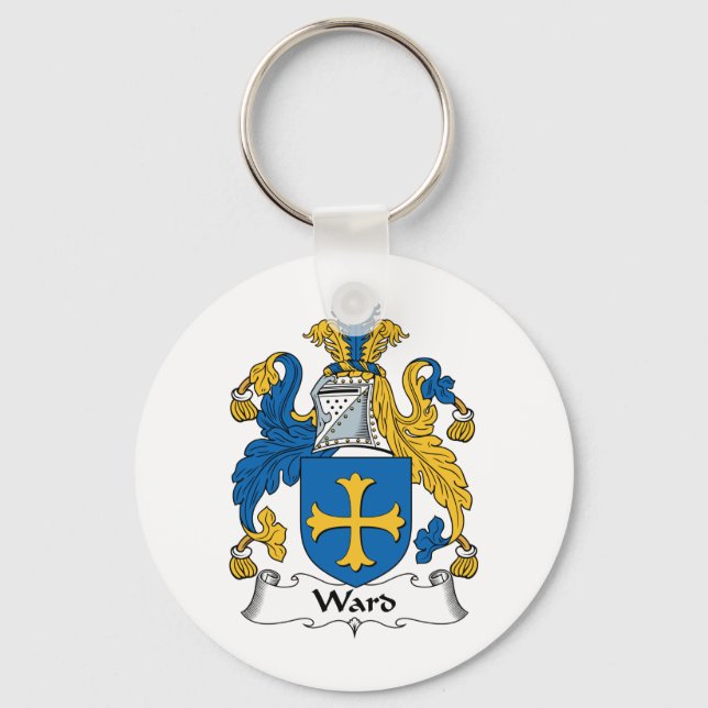 Ward Familienwappen Schlüsselanhänger (Vorderseite)