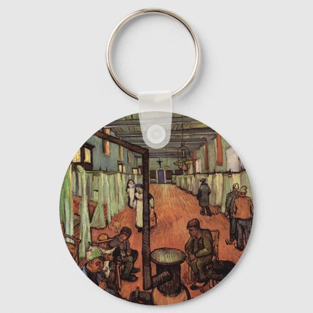 Ward in Hospital in Arles von Vincent van Gogh Schlüsselanhänger (Vorderseite)