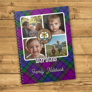 Wardlaw-Familienfoto-Collage Notizblock