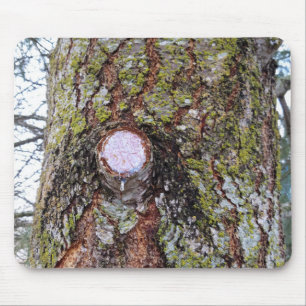 Wäre nicht Holz Knot Mousepad