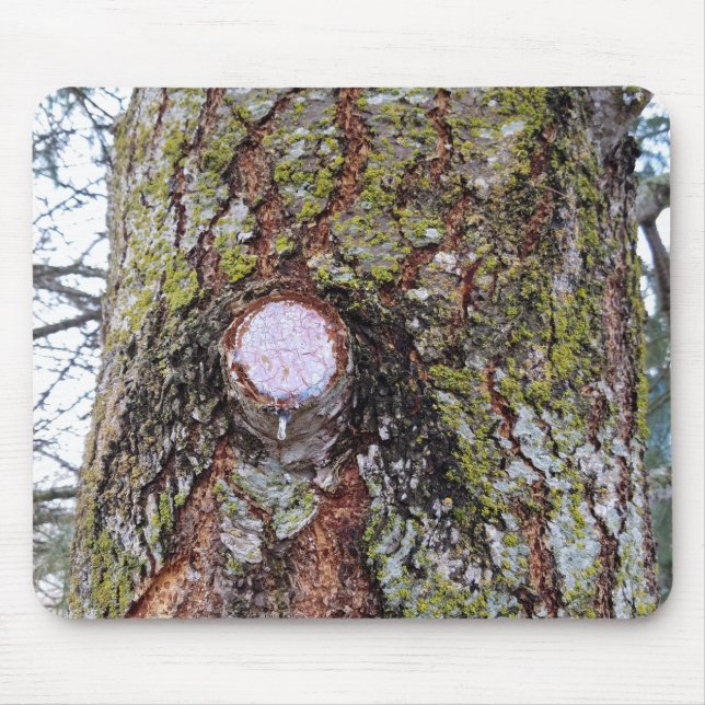 Wäre nicht Holz Knot Mousepad (Vorne)