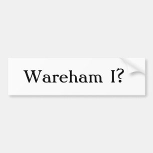 Wareham I? Autoaufkleber
