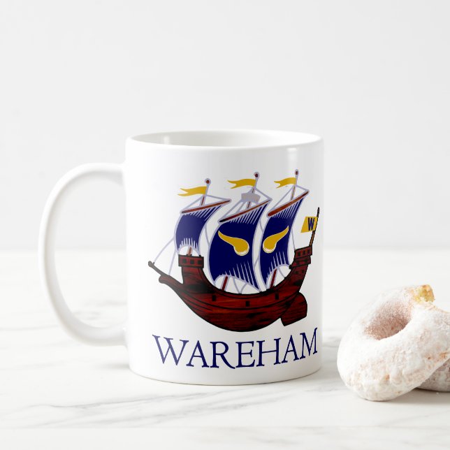Wareham Viking Ship Tasse (Mit Donut)