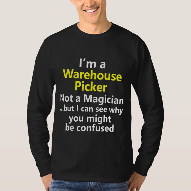 Warehouse Center Picker Associate Worker Caree T-Shirt (Vorderseite)