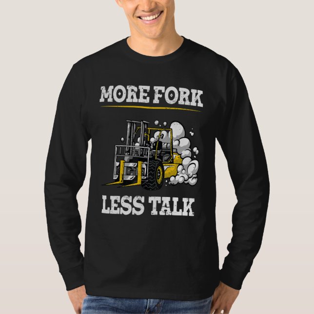 Warehouse Clerk Forklift Operator Lift Truck Forkl T-Shirt (Vorderseite)