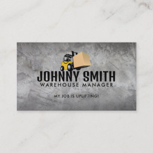 Warehouse Manager Business Cards Visitenkarte