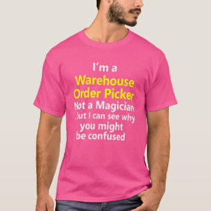 Warehouse Picker Packer Associate Job Night Shift T-Shirt