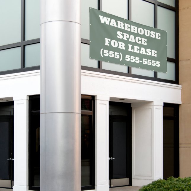 Warehouse Space for Lease Banner (Äußeres Gebäude)