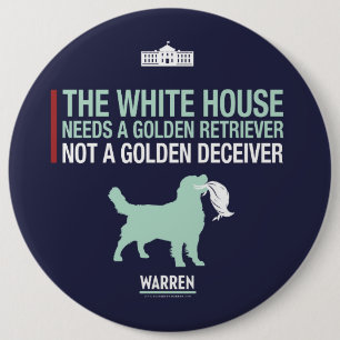 Waren 2020 - Bailey - golden retriever Button