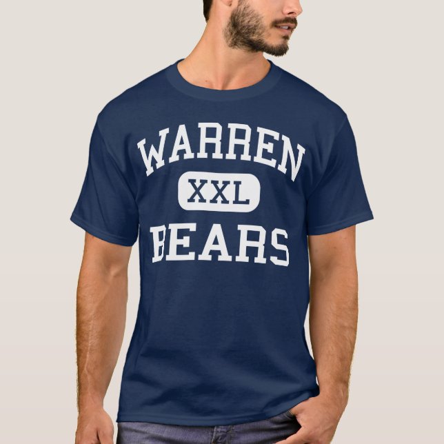 Waren - Bären - Highschool - Downey Kalifornien T-Shirt (Vorderseite)