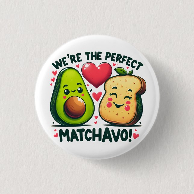 Waren die perfekten Matchavo Adorable Paare Button (Vorderseite)