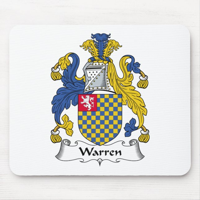 Waren-Familienwappen Mousepad (Vorne)