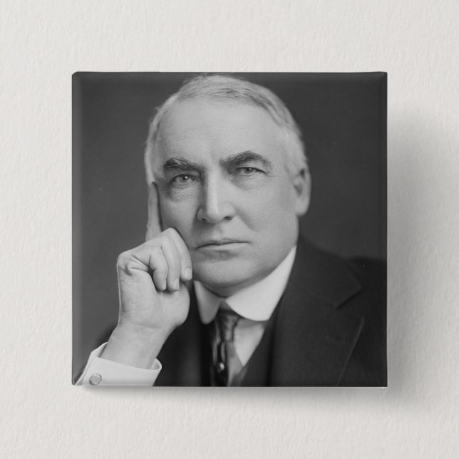 Waren G. Harding Button (Vorderseite)