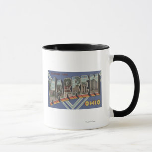 Waren, OhioLarge Buchstabe ScenesWarren, OH- Tasse