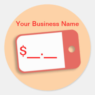 Waren-Preise Runder Aufkleber