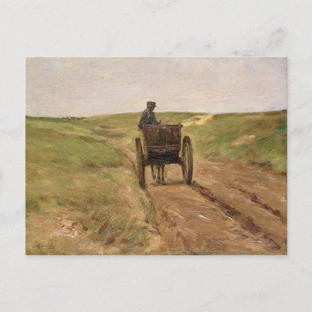 Warenkorb in Katwijk, 1889 Postkarte (Vorderseite)