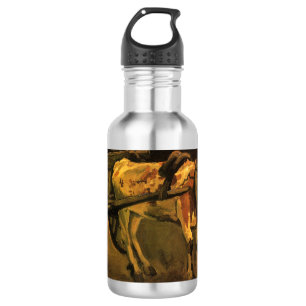 Warenkorb mit Rotem und Weißem Ochsen (Vincent van Edelstahlflasche