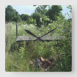 Warenkorb Quadratische Wanduhr