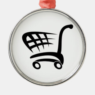 Warenkorb Silbernes Ornament