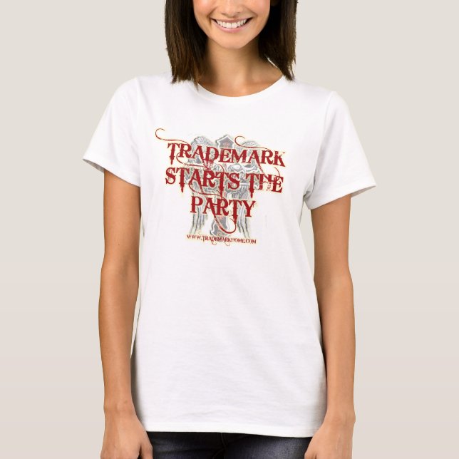 Warenzeichen-grünes Trägershirt T-Shirt (Vorderseite)