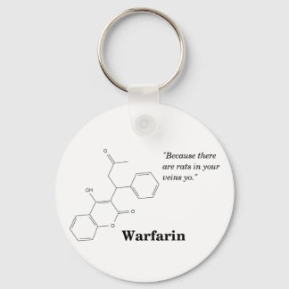 Warfarin (Blutdünner) Schlüsselanhänger