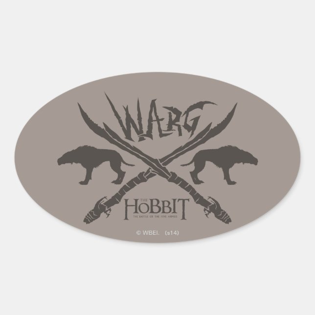 Warg Movie Icon Ovaler Aufkleber (Vorderseite)