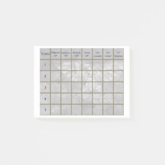 Warhammer 40K Score Tracker; 10th Edition Post-It Klebezettel