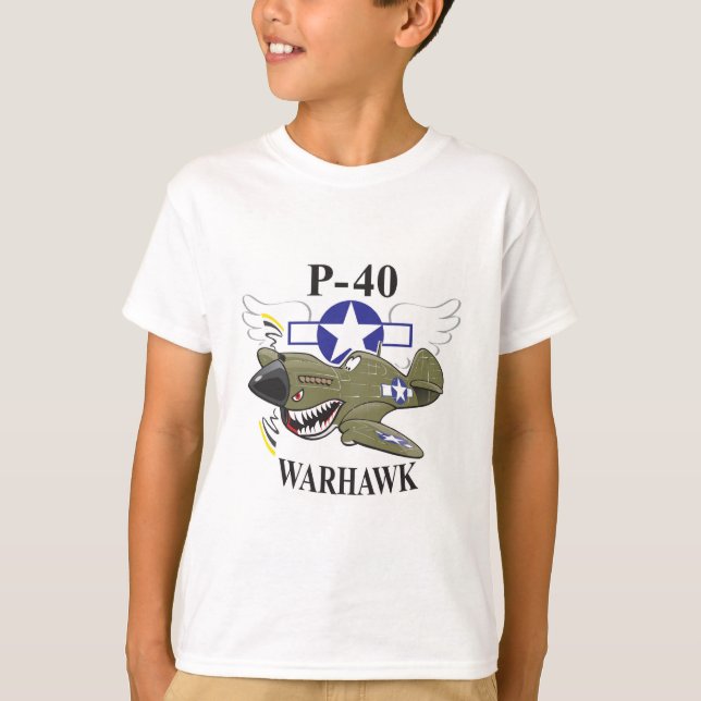 warhawk p-40 T-Shirt (Vorderseite)