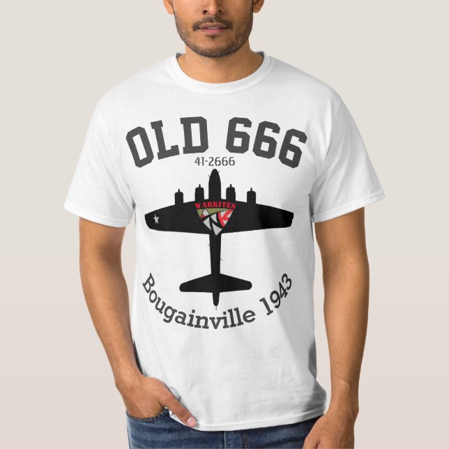 Warkites B-17 alte 666 T-Shirt (Vorderseite)