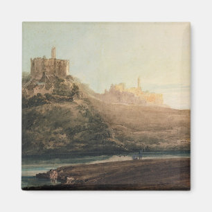 Warkworth Schloss, Northumberland, c.1798 (w/c, Magnet