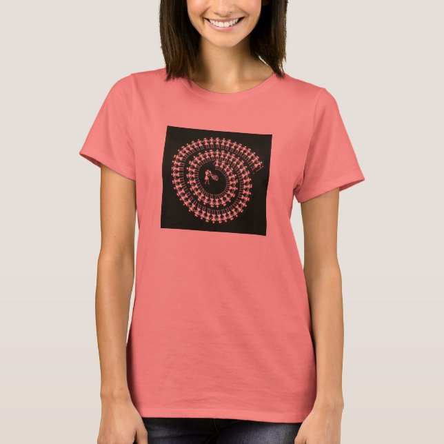 Warli Dance T Shirt (Vorderseite)