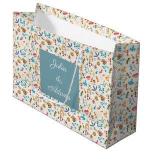 Warli Fest-Geschenktasche Große Geschenktüte