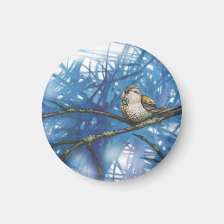 Warlischer Vogel Magnet