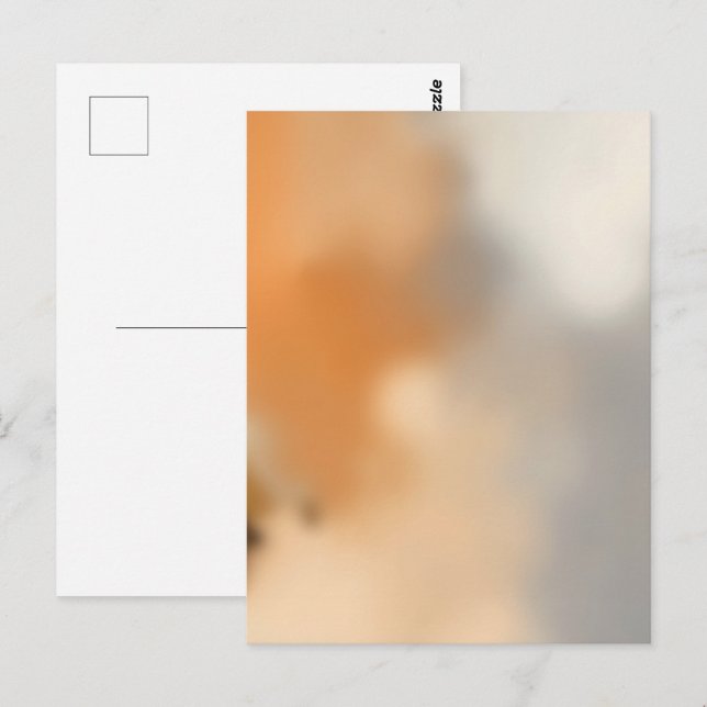 Warm Abstract Background Postkarte (Vorne/Hinten)