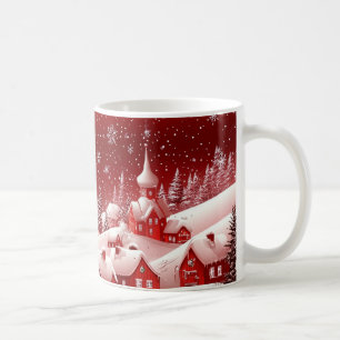 "Warm auf in einem Winterwunderland!" Kaffeetasse