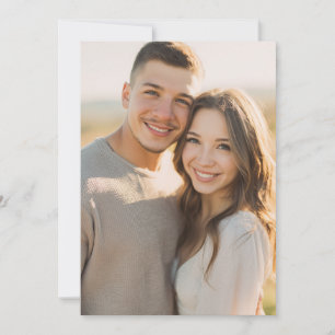 Warm Beige Realistische Fotografie Einladung