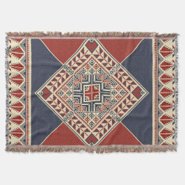 Warm Bleibender Blaudruck Decke