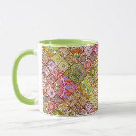 Warm Boho Tile Tasse